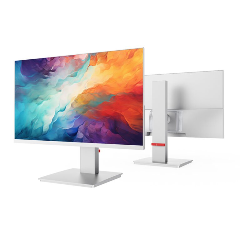 22 24 27 inch White Monitor with rotatable liftable stand